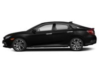 2021 Honda Civic Touring CVT Crystal Black Pearl  Shot 3