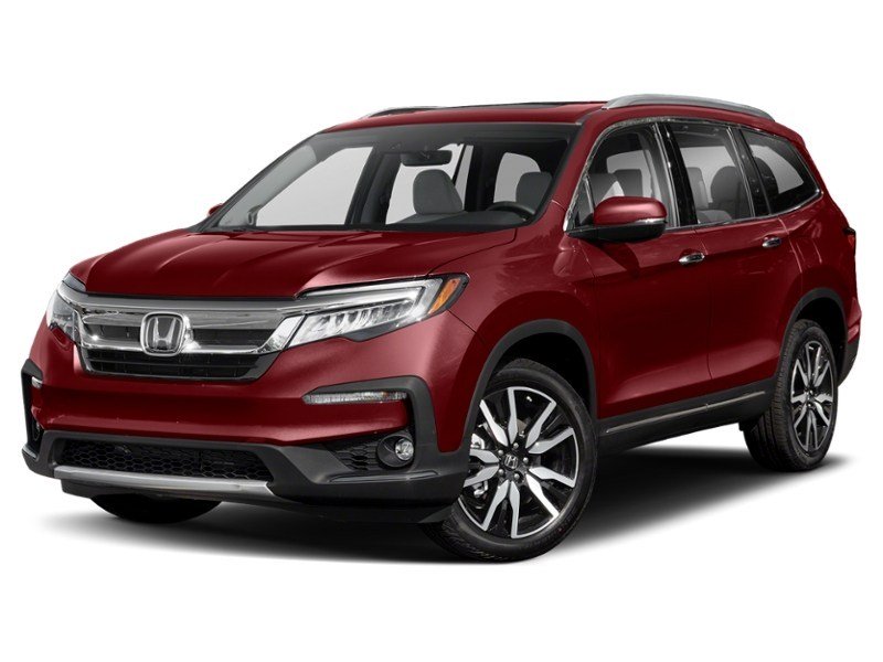 2019 Honda Pilot Touring 8-Passenger AWD Deep Scarlet Pearl  Shot 1