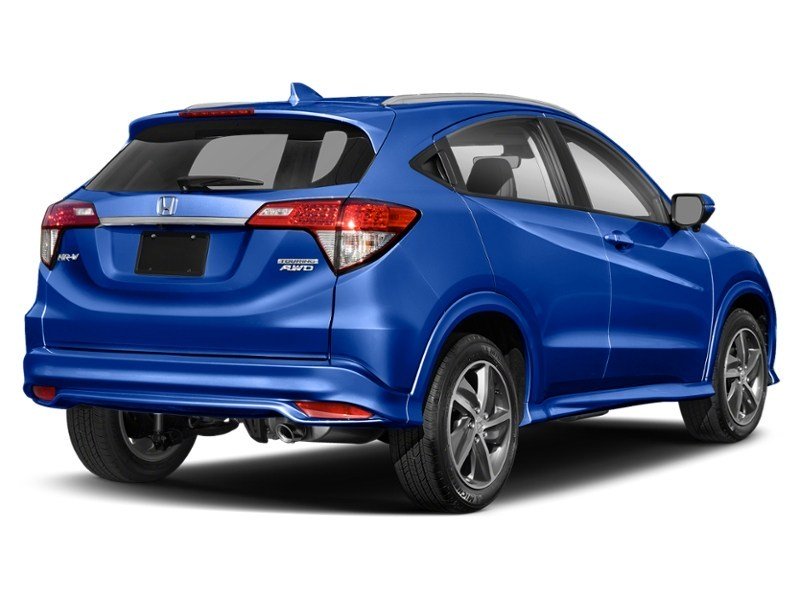 2019 Honda HR-V Touring AWD CVT Aegean Blue Metallic  Shot 2