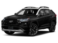 2019 Toyota RAV4 AWD Trail Midnight Black Metallic w/White Roof  Shot 19