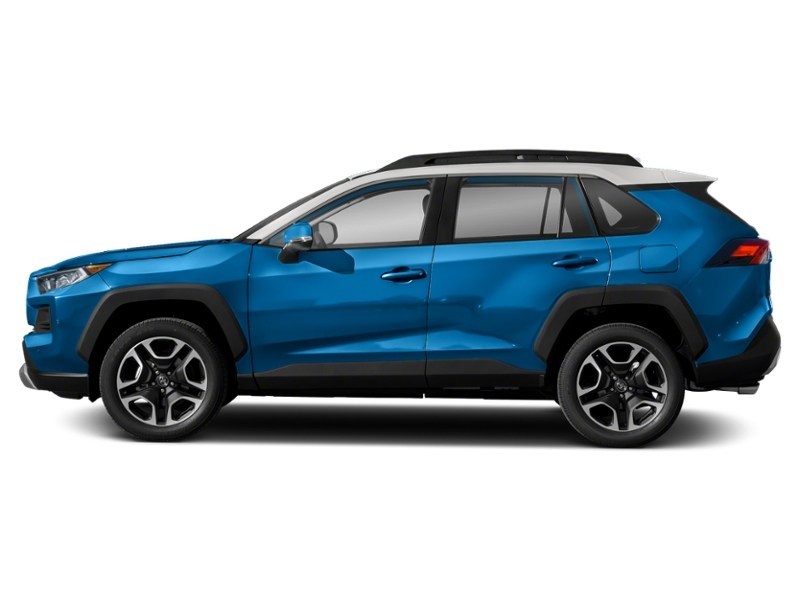 2019 Toyota RAV4 AWD Trail Blue Flame w/White Roof  Shot 9