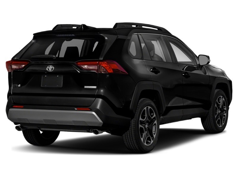 2019 Toyota RAV4 AWD Trail Midnight Black Metallic  Shot 2