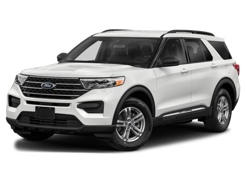 2022 Ford Explorer XLT 4WD Oxford White  Shot 1