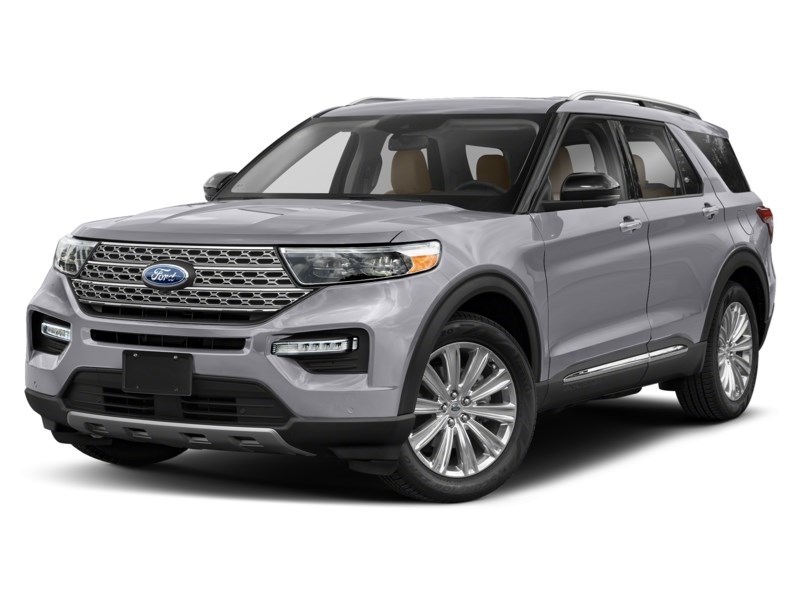 2021 Ford Explorer Limited 4WD Iconic Silver Metallic  Shot 4