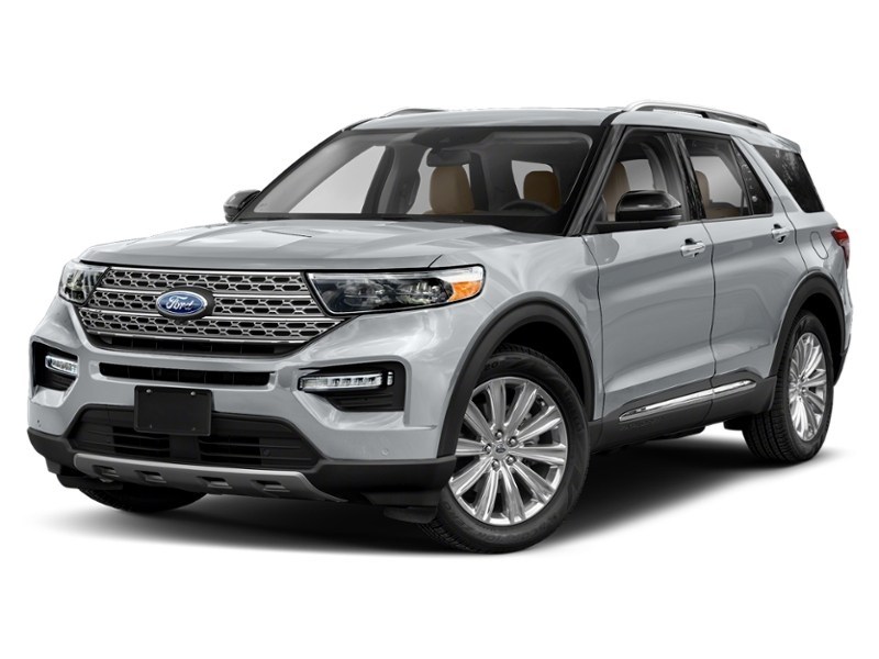 2020 Ford Explorer Limited 4WD Iconic Silver Metallic  Shot 4