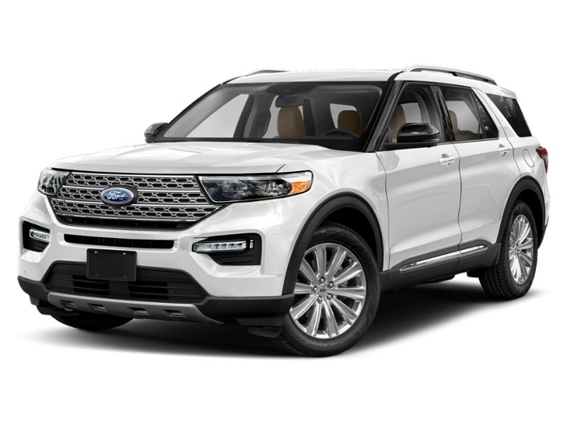 2023 Ford Explorer Limited 4WD Star White Metallic Tri-Coat  Shot 10