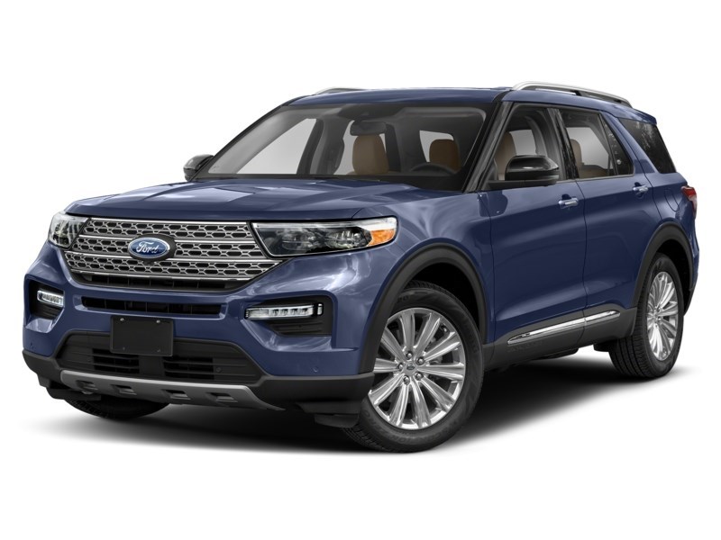 2021 Ford Explorer Limited 4WD Infinite Blue Metallic Tinted Clearcoat  Shot 37