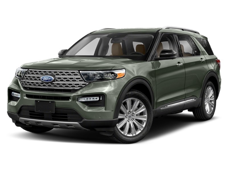 2023 Ford Explorer Limited 4WD Forged Green Metallic  Shot 41