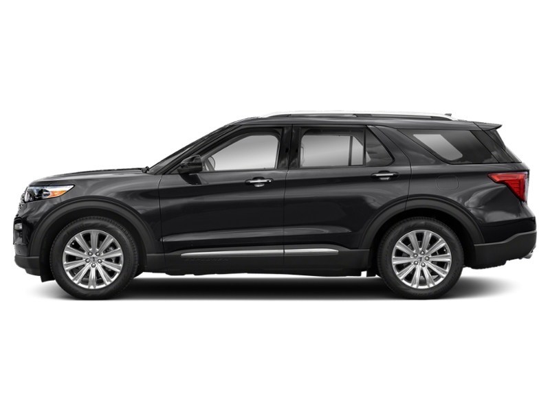 2021 Ford Explorer Limited 4WD Agate Black Metallic  Shot 3