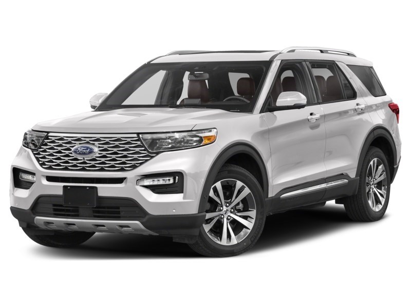 2022 Ford Explorer Platinum | 4WD | 3.0L | TECH PKG | ROOF | NAV |21s Star White Metallic Tri-Coat  Shot 1