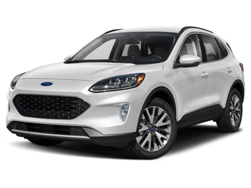 2021 Ford Escape Titanium Hybrid AWD Star White Metallic Tri-Coat  Shot 10