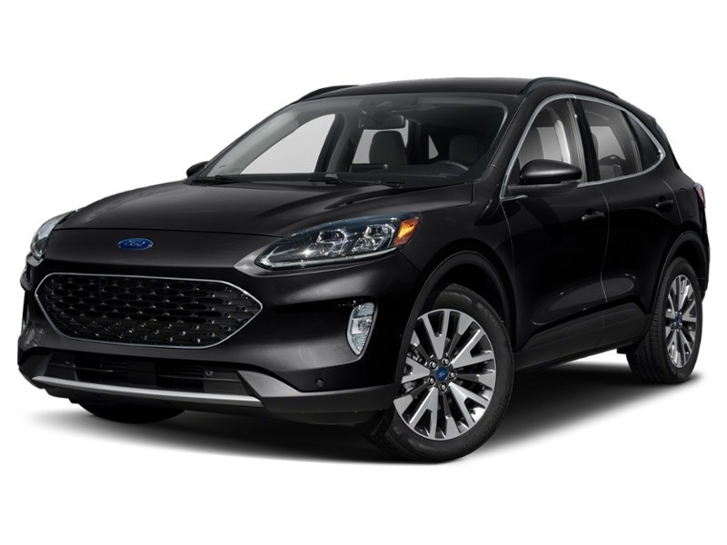 2020 Ford Escape Titanium Hybrid | AWD | ROOF | NAV | HTD STR WHL Agate Black Metallic  Shot 1