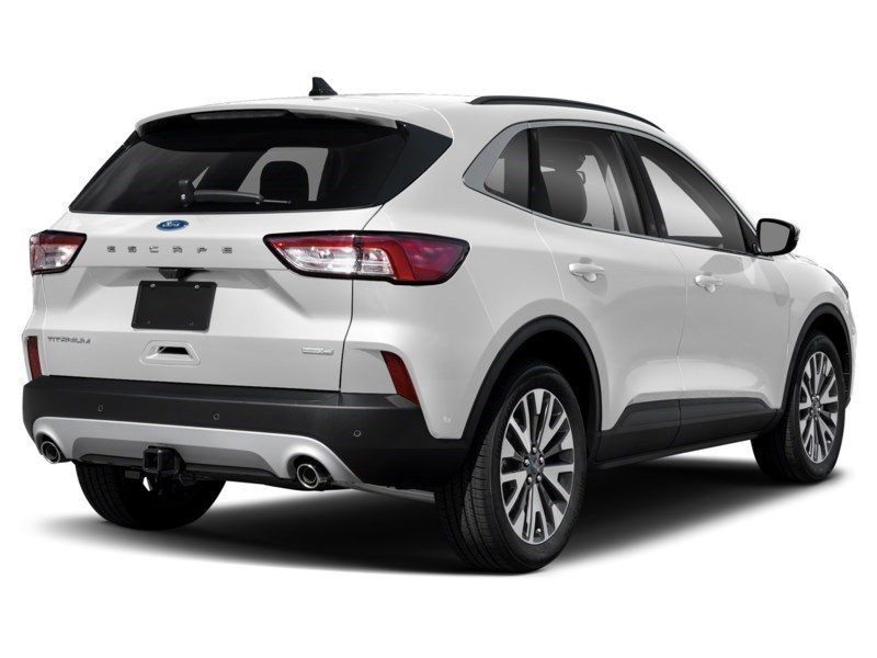 2021 Ford Escape Titanium Hybrid AWD Star White Metallic Tri-Coat  Shot 8