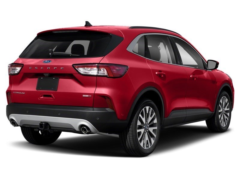 2021 Ford Escape Titanium Hybrid AWD Rapid Red Metallic Tinted Clearcoat  Shot 18