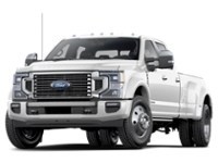 2022 Ford Super Duty F-450 DRW Platinum 4WD Crew Cab 8' Box Star White Metallic Tri-Coat  Shot 3