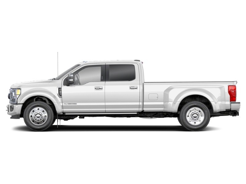 2022 Ford Super Duty F-450 DRW Platinum 4WD Crew Cab 8' Box Star White Metallic Tri-Coat  Shot 4