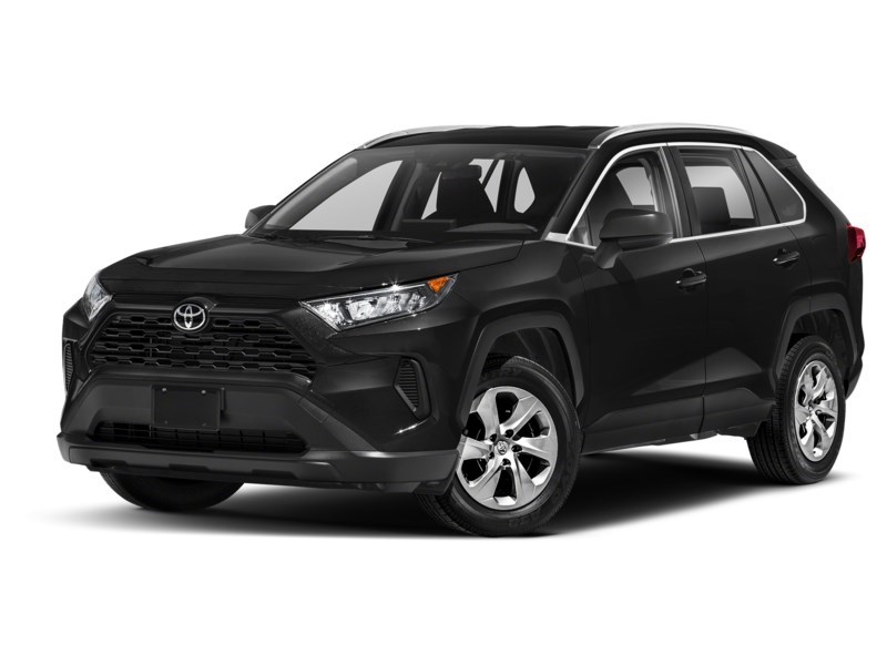 2020 Toyota RAV4 LE AWD Midnight Black Metallic  Shot 1
