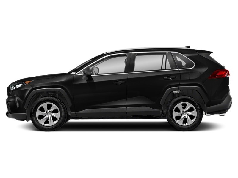 2021 Toyota RAV4 LE AWD Midnight Black Metallic  Shot 3