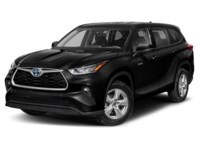 2021 Toyota Highlander Hybrid Hybrid XLE AWD Midnight Black Metallic  Shot 4