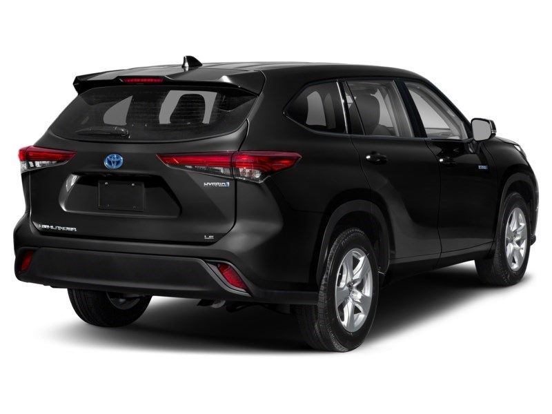 2021 Toyota Highlander Hybrid Hybrid XLE AWD Midnight Black Metallic  Shot 6