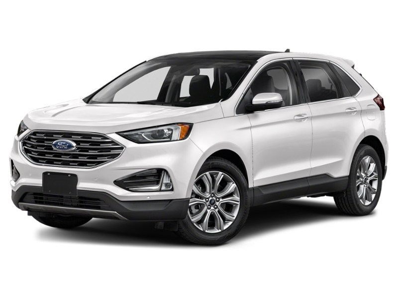 2022 Ford Edge Titanium AWD Star White Metallic Tri-Coat  Shot 7