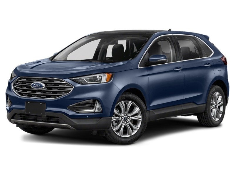 2022 Ford Edge Titanium AWD Stone Blue Metallic  Shot 22