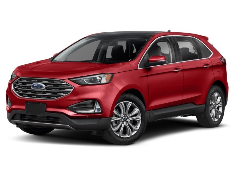 2022 Ford Edge Titanium | AWD | ROOF | HTD STR WHL | B&O | 20s Rapid Red Metallic Tinted Clearcoat  Shot 4