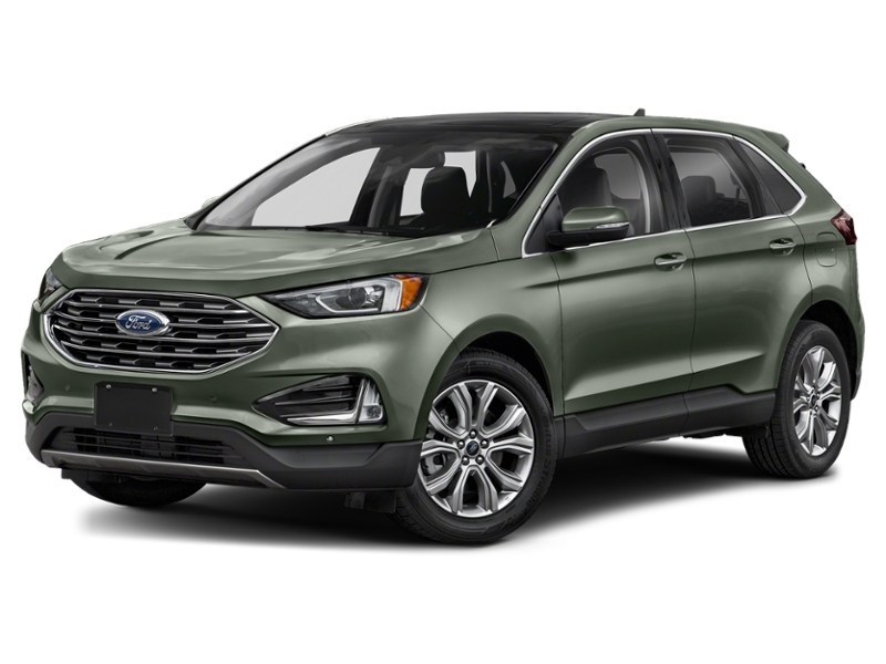2022 Ford Edge Titanium AWD Forged Green Metallic  Shot 34