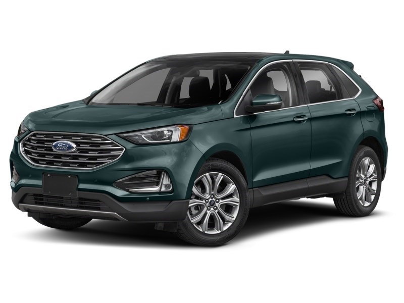 2022 Ford Edge Titanium AWD Forged Green Metallic  Shot 31