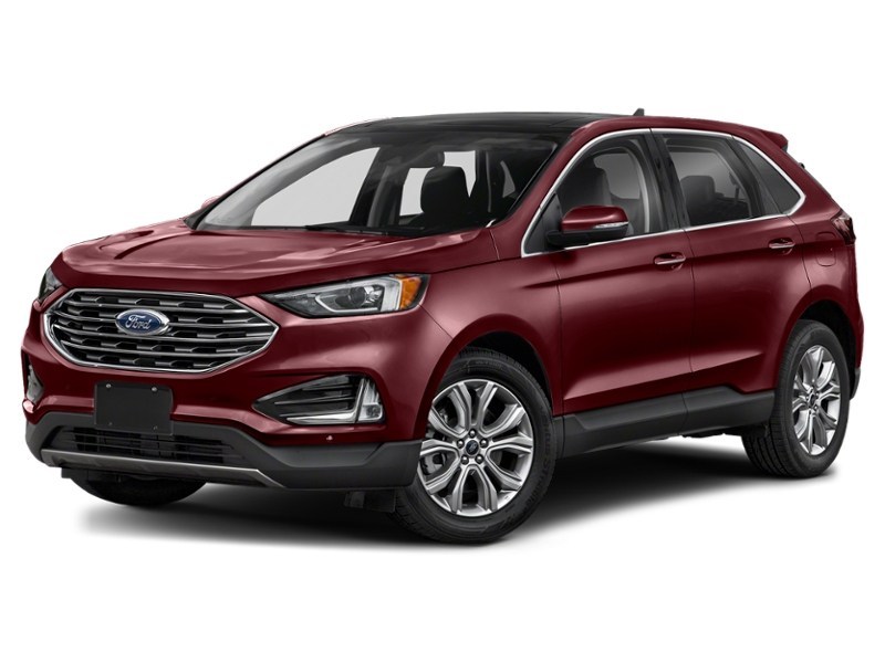 2022 Ford Edge Titanium AWD Burgundy Velvet Metallic Tinted Clearcoat  Shot 37