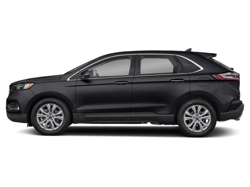 2022 Ford Edge Titanium AWD Agate Black Metallic  Shot 3