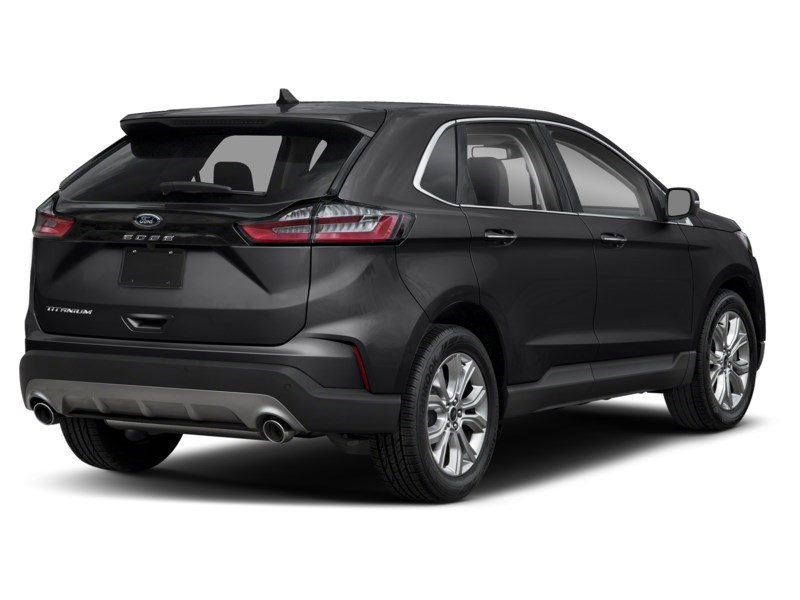 2022 Ford Edge Titanium AWD Agate Black Metallic  Shot 2