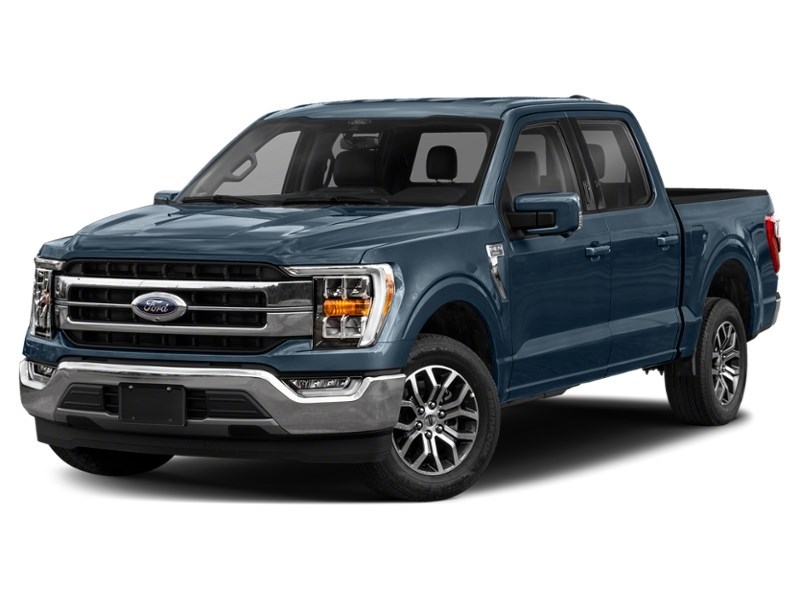 2022 Ford F-150 LARIAT 4WD SuperCrew 5.5' Box Antimatter Blue Metallic  Shot 24