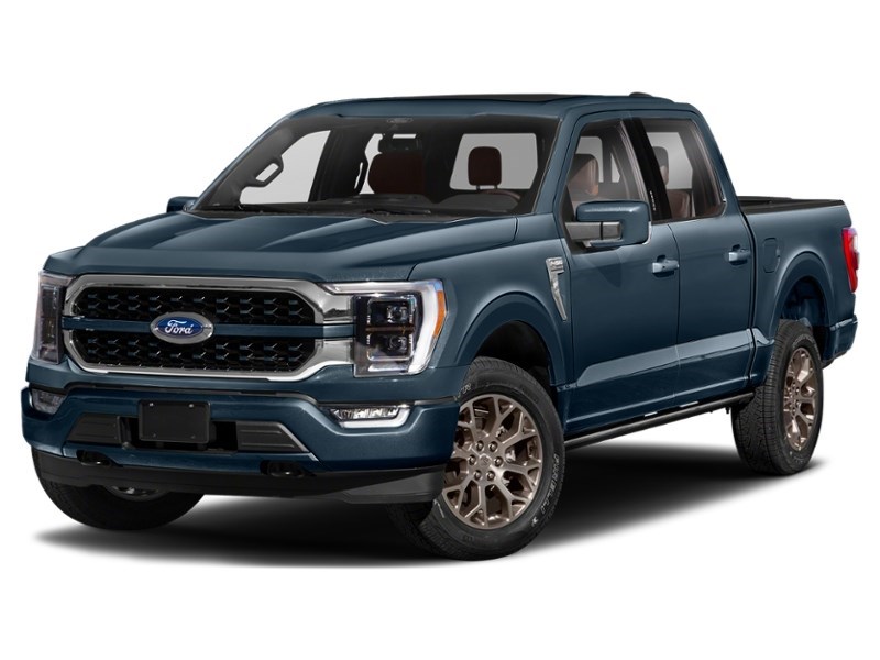2023 Ford F-150 King Ranch 4WD SuperCrew 5.5' Box Antimatter Blue Metallic  Shot 17
