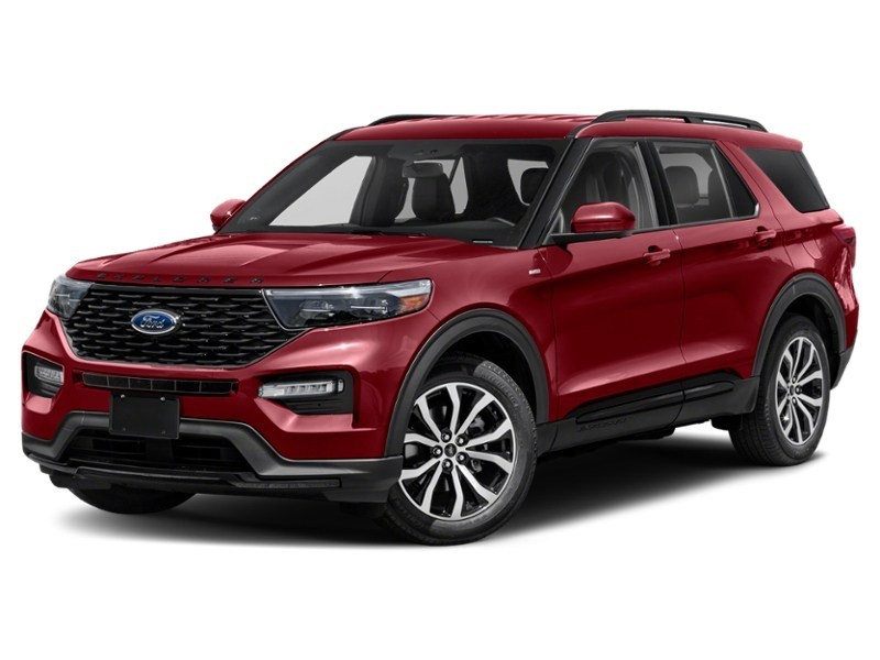 2022 Ford Explorer ST-Line 4WD Rapid Red Metallic Tinted Clearcoat  Shot 25