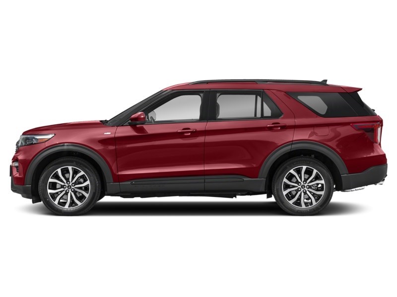 2022 Ford Explorer ST-Line 4WD Rapid Red Metallic Tinted Clearcoat  Shot 3