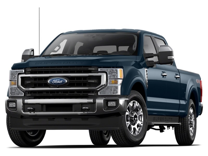 2022 Ford Super Duty F-350 SRW King Ranch 4WD Crew Cab 6.75' Box Antimatter Blue Metallic  Shot 3