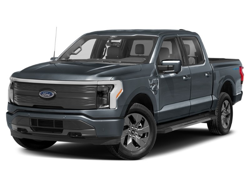 2022 Ford F-150 Lightning LARIAT 4WD SuperCrew 5.5' Box Smoked Quartz Metallic Tinted Clearcoat  Shot 1
