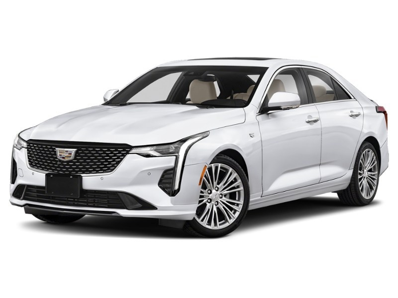 2023 Cadillac CT4 4dr Sdn Premium Luxury Crystal White Tricoat  Shot 1