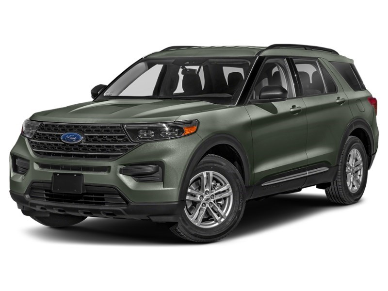2023 Ford Explorer XLT 4WD Forged Green Metallic  Shot 37