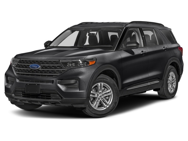 2023 Ford Explorer XLT 4WD Agate Black Metallic  Shot 1