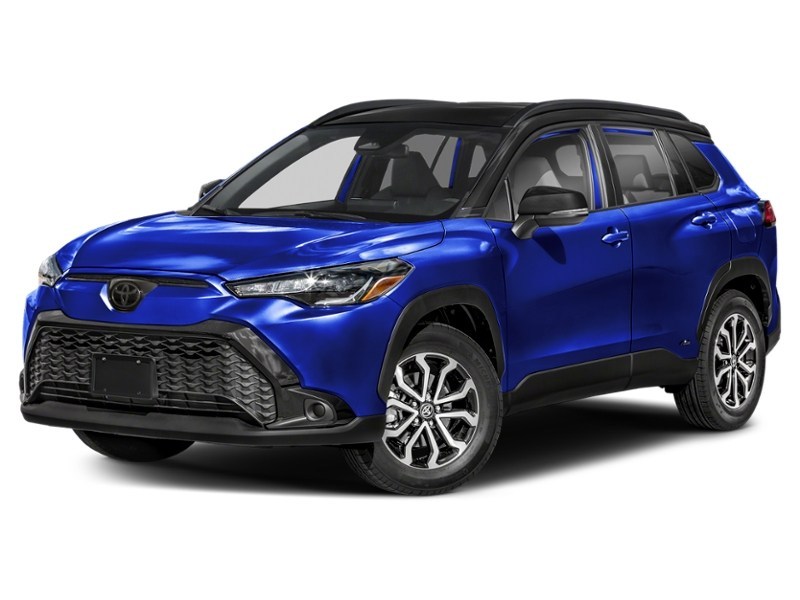 2024 Toyota Corolla Cross Hybrid Hybrid SE AWD Blue Crush Metallic w/Black Roof  Shot 22