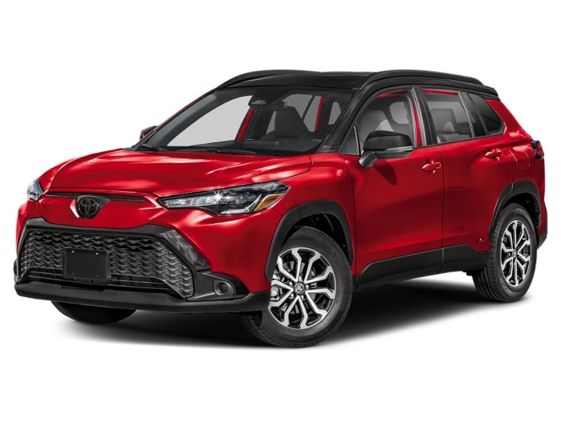 2024 Toyota Corolla Cross Hybrid Hybrid SE AWD Barcelona Red Metallic w/Black Roof  Shot 25