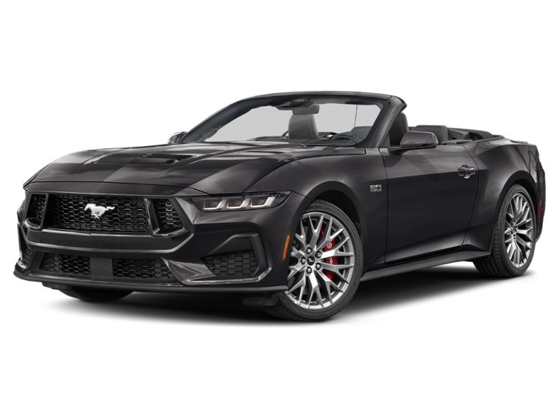 2024 Ford Mustang GT Premium Convertible Dark Matter Grey Metallic  Shot 1