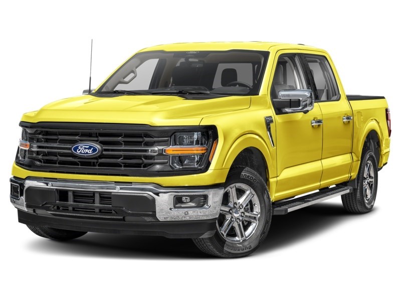 2024 Ford F-150 XLT 4WD SuperCrew 5.5' Box Yellow  Shot 2