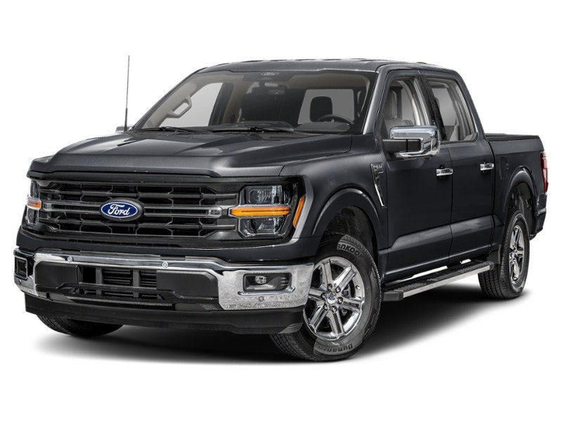 2025 Ford F-150 XLT 4WD SuperCrew 5.5' Box Agate Black Metallic  Shot 51
