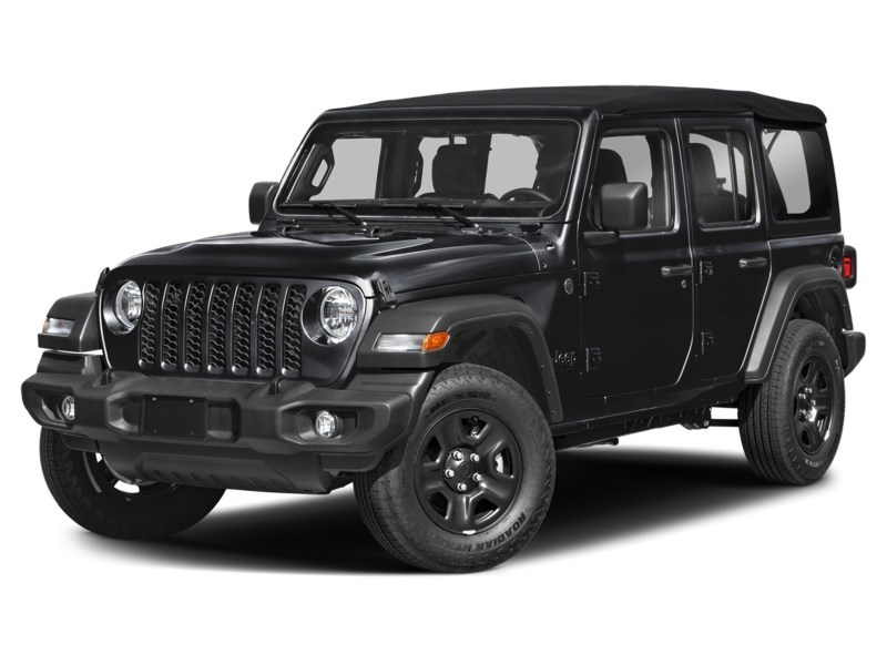 2024 Jeep Wrangler Sahara 4 Door 4x4 Black  Shot 1