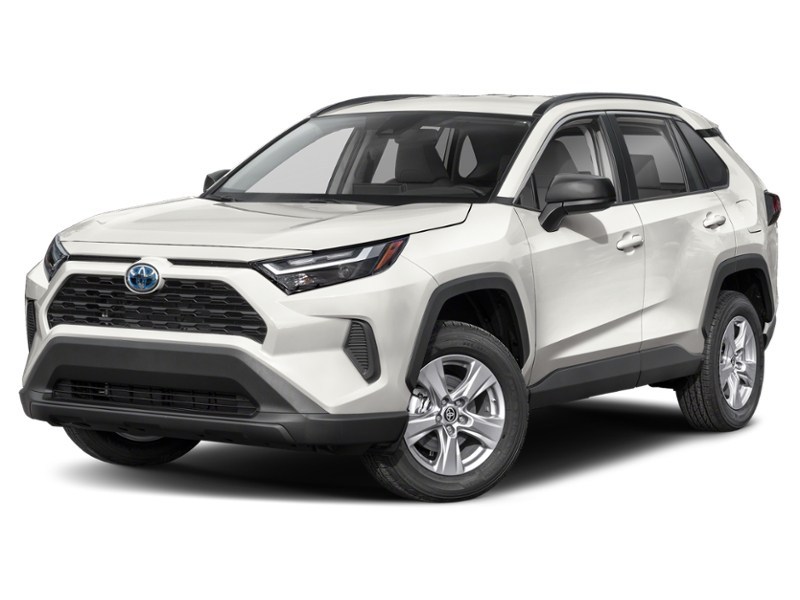 2023 Toyota RAV4 Hybrid Hybrid LE AWD White  Shot 4