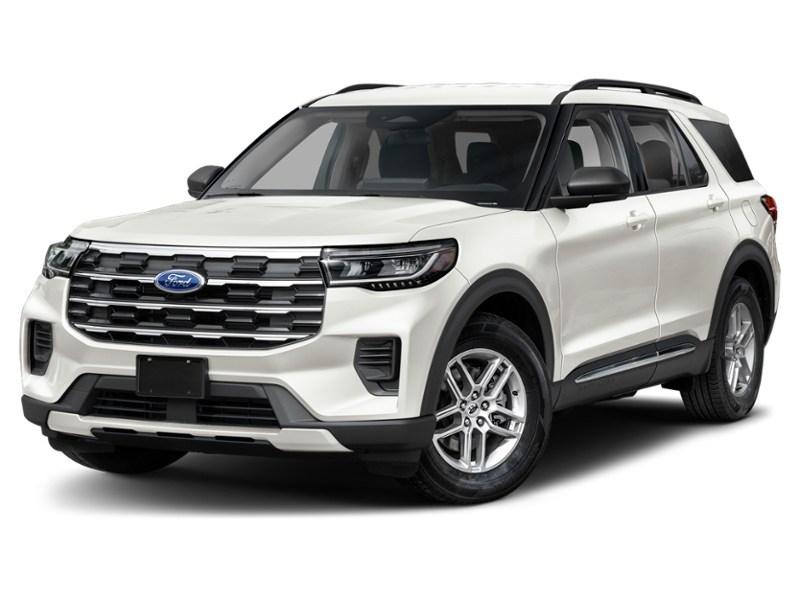 2026 Ford Explorer Active w/200A Pkg 4WD Star White Metallic Tri-Coat  Shot 4