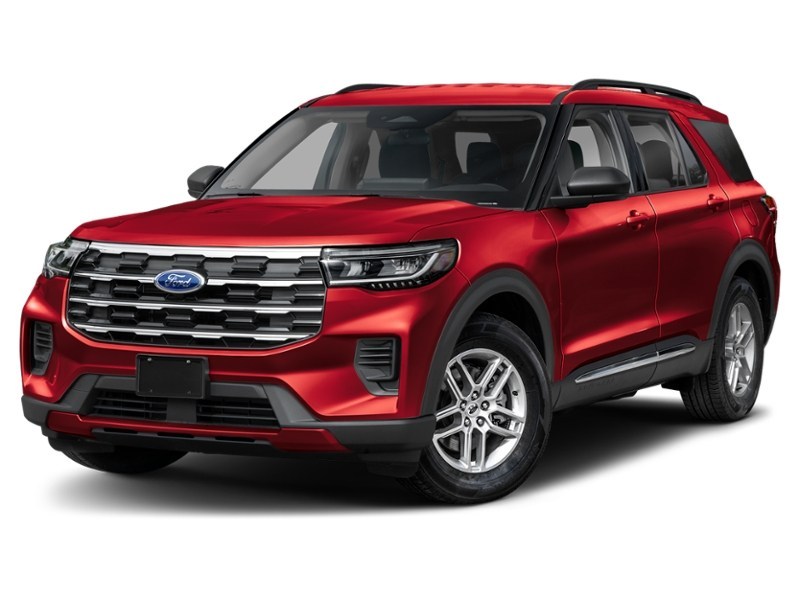 2027 Ford Explorer Active w/200A Pkg 4WD Ruby Red Metallic Tinted Clearcoat  Shot 1